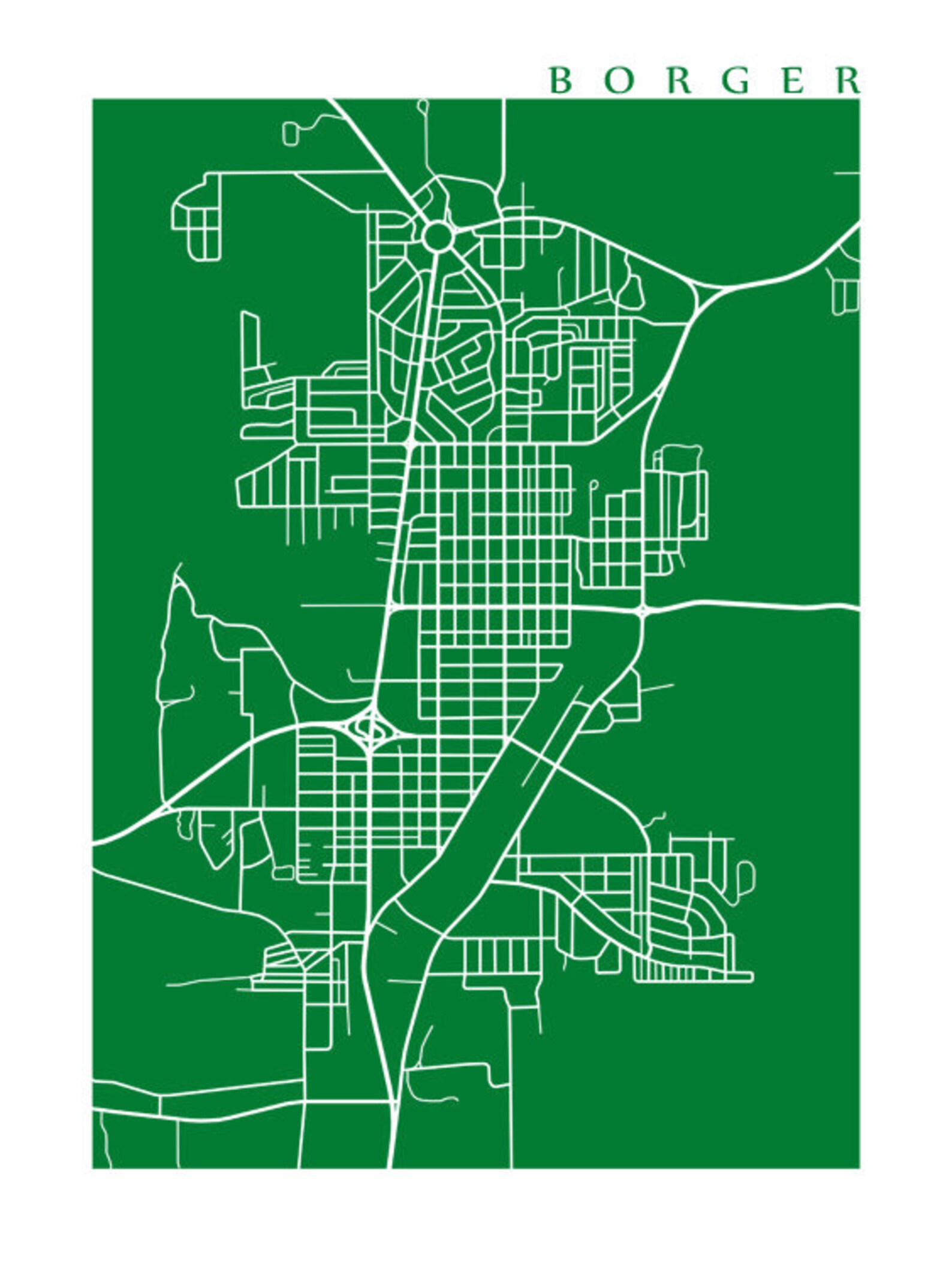 TX Map Print Texas Poster Etsy