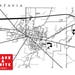 Batavia, NY Map Print New York - Etsy