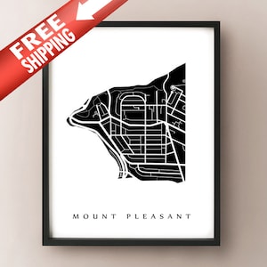 Mount Pleasant, DC Carte - Washington Neighborhood Art Print