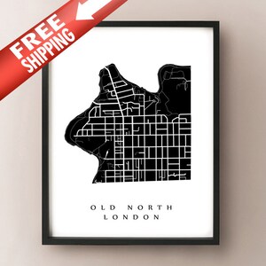 Old North - London, ON Carte du quartier