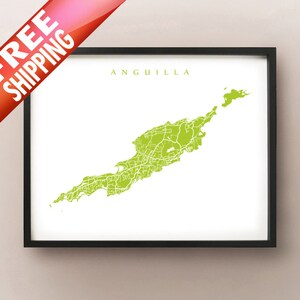 Carte d'Anguilla