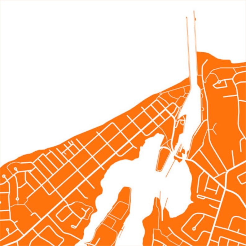 Port Dalhousie ON Map Canada Wall Art St. Catharines Etsy Canada