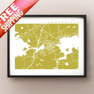 Huntsville, ON Impression de carte