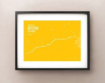 Boston Marathon Print 2015