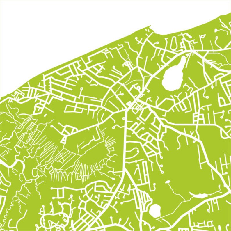 Dennis MA Map Print Dennis & Yarmouth Massachusetts Art Etsy