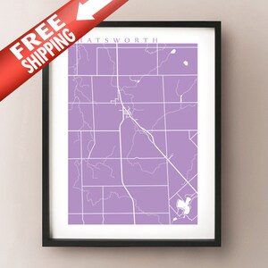 Chatsworth (Ontario) Imprimer la carte