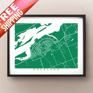 Rockland, Ontario Map Print