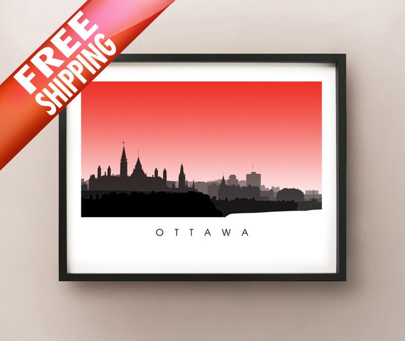 Ottawa Skyline Print image 1