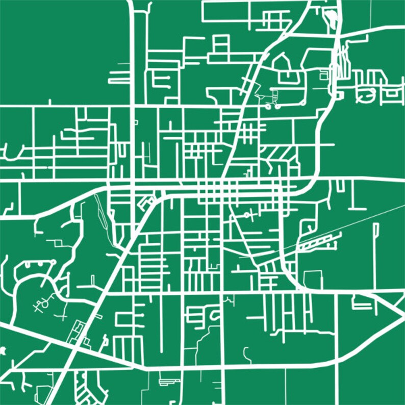 Brooksville FL Map Print Florida - Il 794xN.2310189941 A7mt