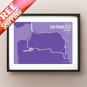 San Francisco Marathon Print 2016