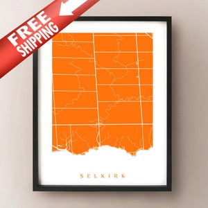 Selkirk, Haldimand (Ontario) Impression cartographique