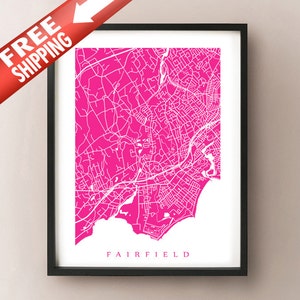 Fairfield, CT Map Print
