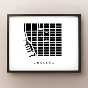Chelsea Carte - Manhattan, NYC Neighborhood Art Print