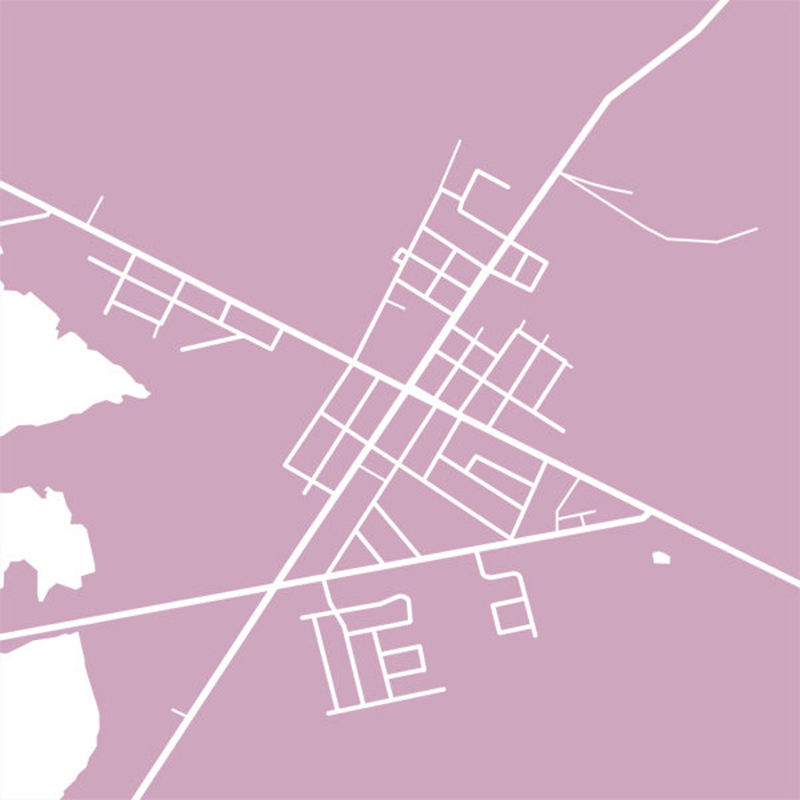 Hagersville Ontario Map Print Etsy