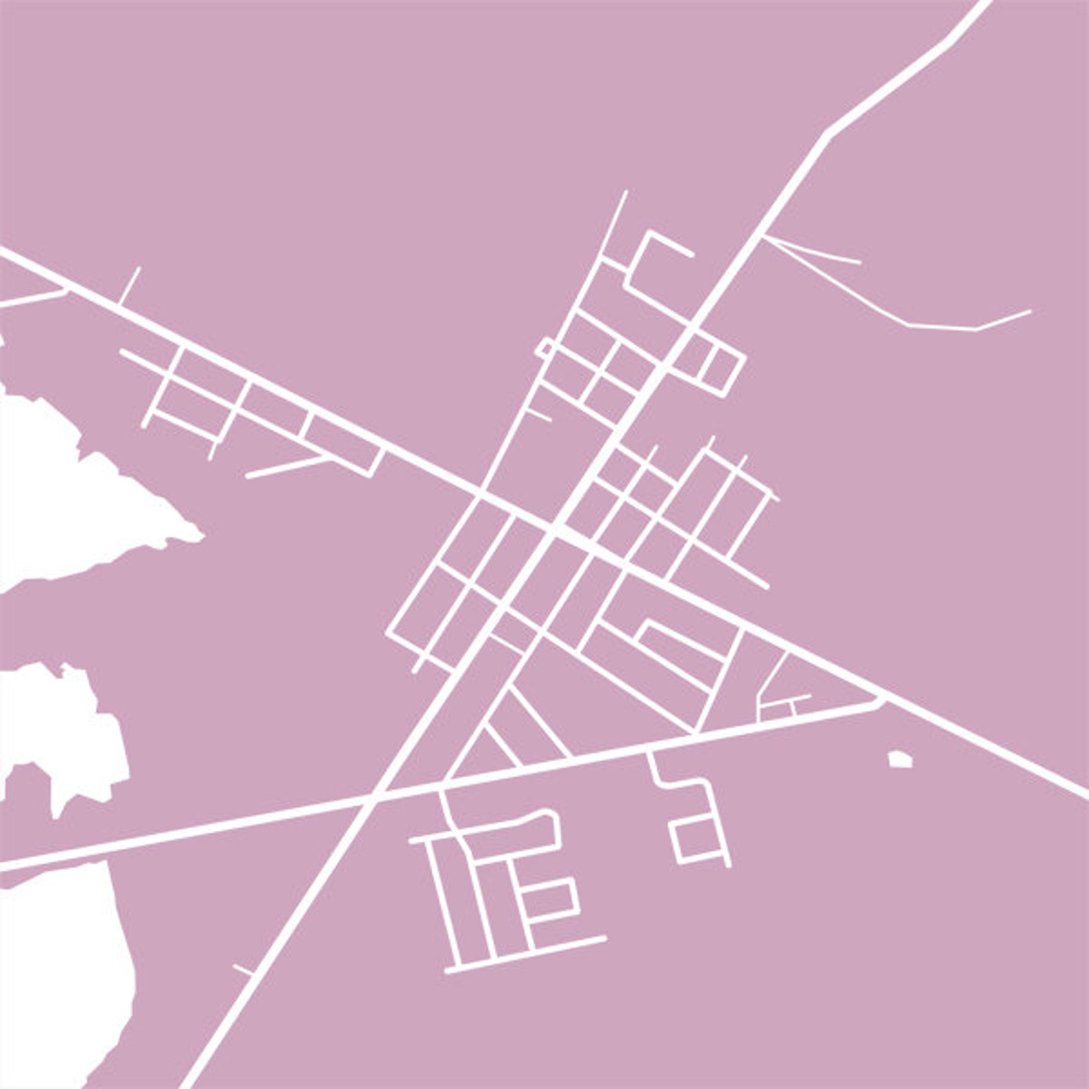 Hagersville Ontario Map Print Etsy