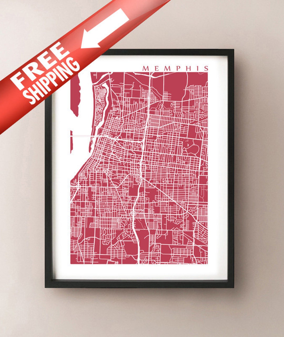 Memphis City Map Printable