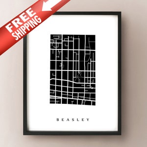 Carte Beasley - Hamilton Neighbourhood Art Print