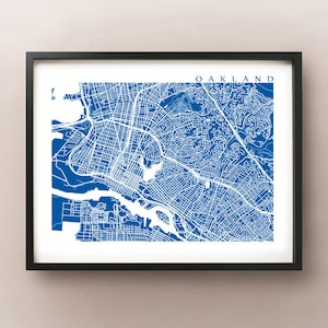 Oakland Karte Drucken