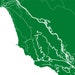 Big Sur Map Print California Poster - Etsy