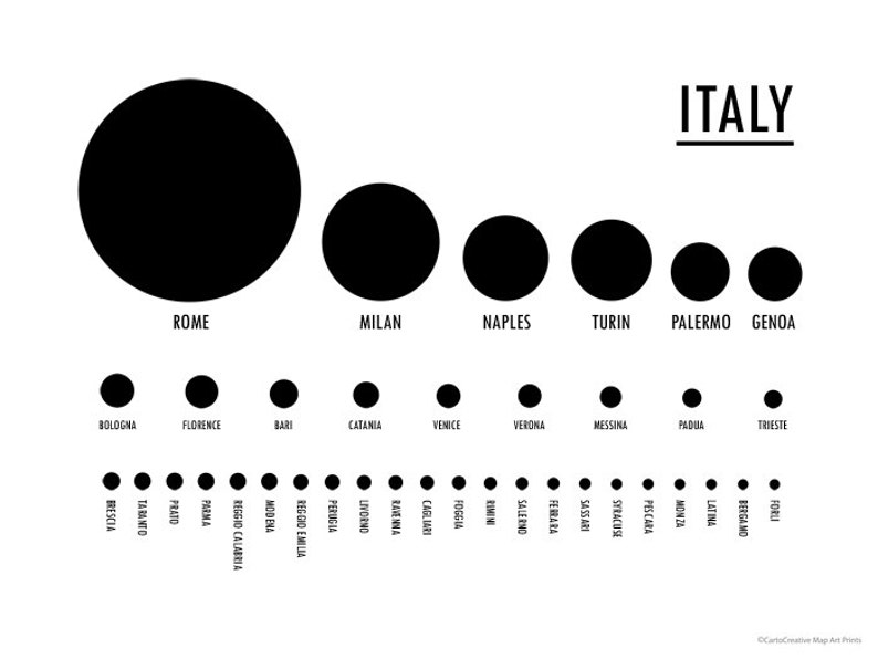 Italy Population Map image 2