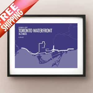 Toronto Waterfront Marathon 2022 Druck