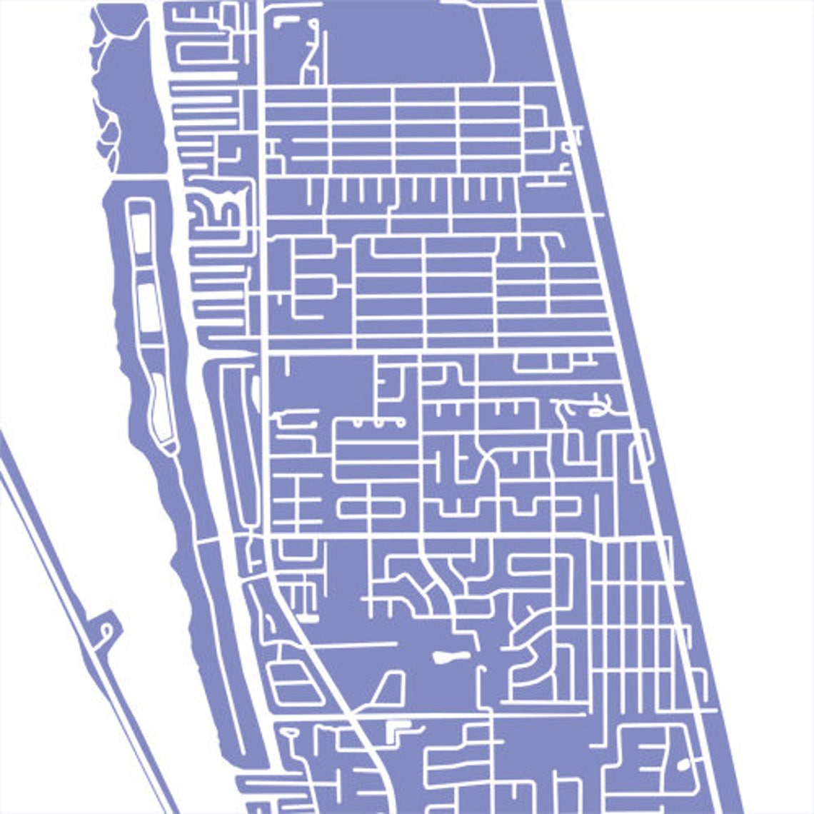 Satellite Beach FL Map Print Indian Harbour Beach Florida Etsy