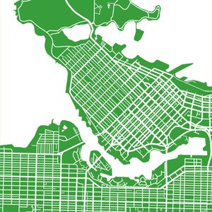 Vancouver Map Print image 3