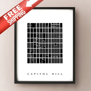 Capitol Hill, Denver - Colorado Neighborhood Art Print