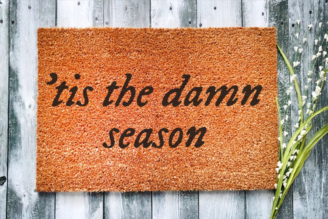 Tis the Season Holiday Door Mat, Christmas Tree Farm Doormat Etsy