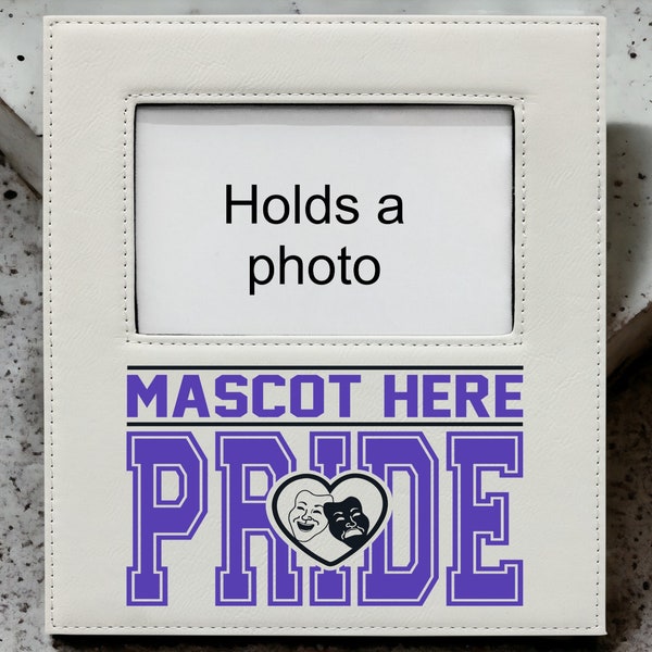 Drama Frame/ Pride Frame/ Sports Frame/ Spirit Frame/ School Mascot Frame/ Leatherette Frame/ Senior Gift/ Team Gift/ Coach Gift