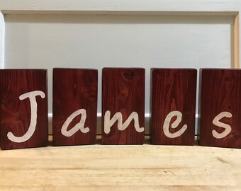 Custom Letter Blocks