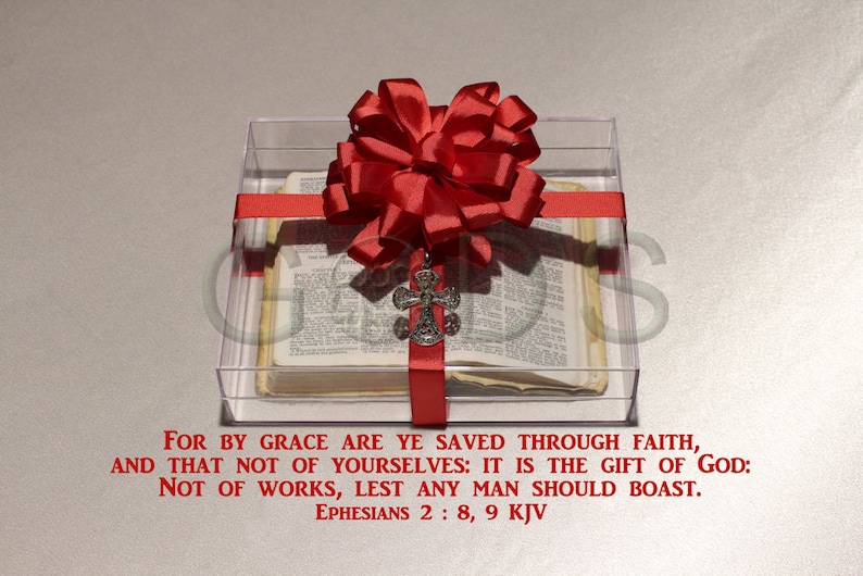 Ephesians 2 8 9 kjv scripture picture scripture photo etsy