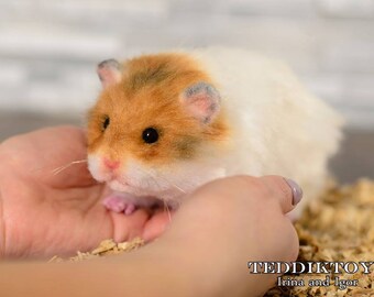 realistic hamster plush