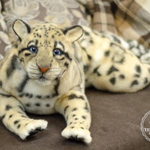 Clouded Leopard – Soft Handmade Plush Toy