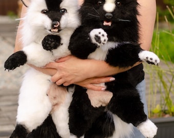 Handmade Plush Puppy: Soft Dog Teddy Toy