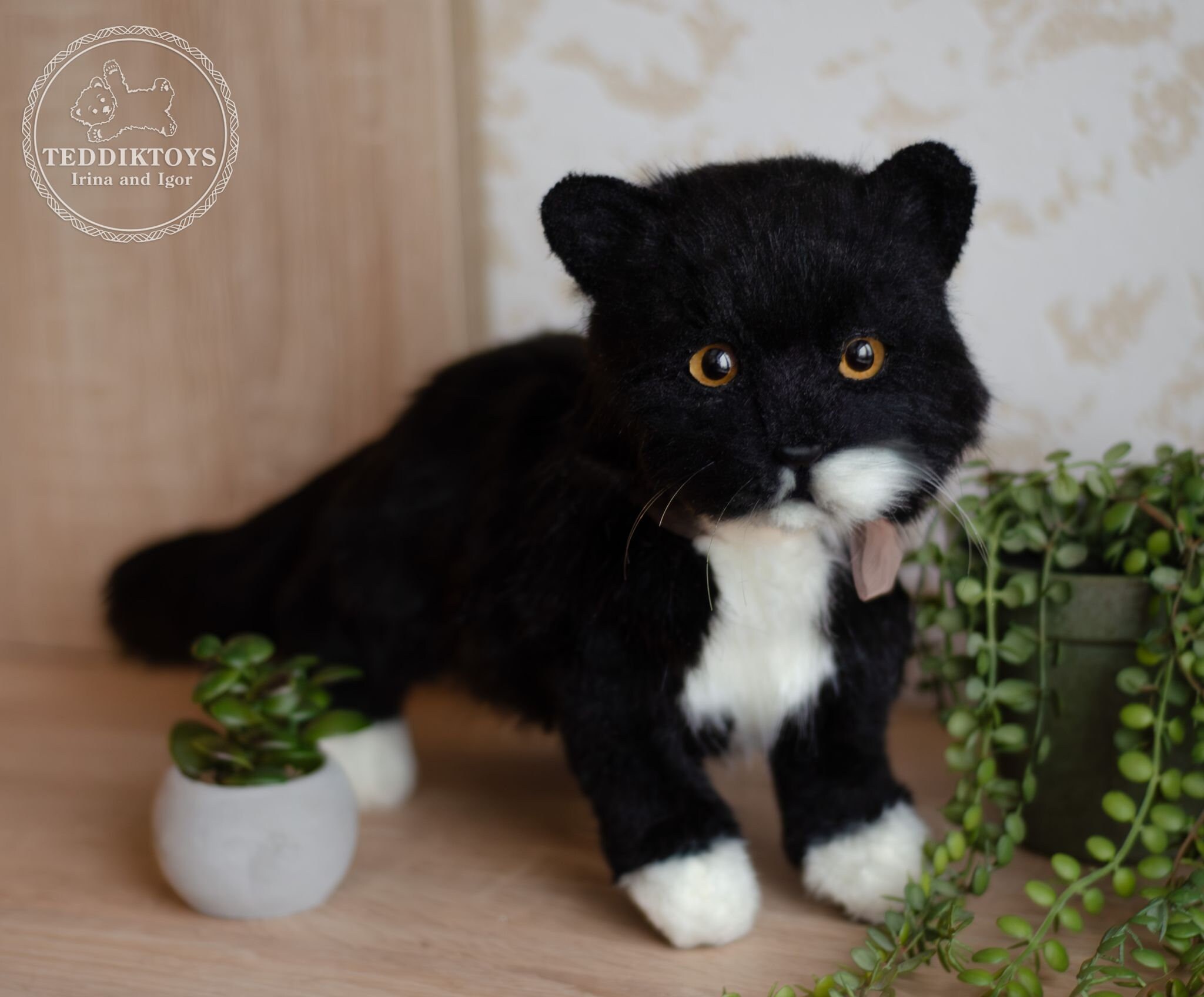 ACME FURNITURE】花井氏STUFFED CAT with BOX Toysmith Barnyard Cats