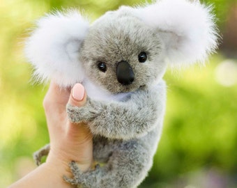 Koala di peluche fatto a mano Lula: animale di peluche tedesco