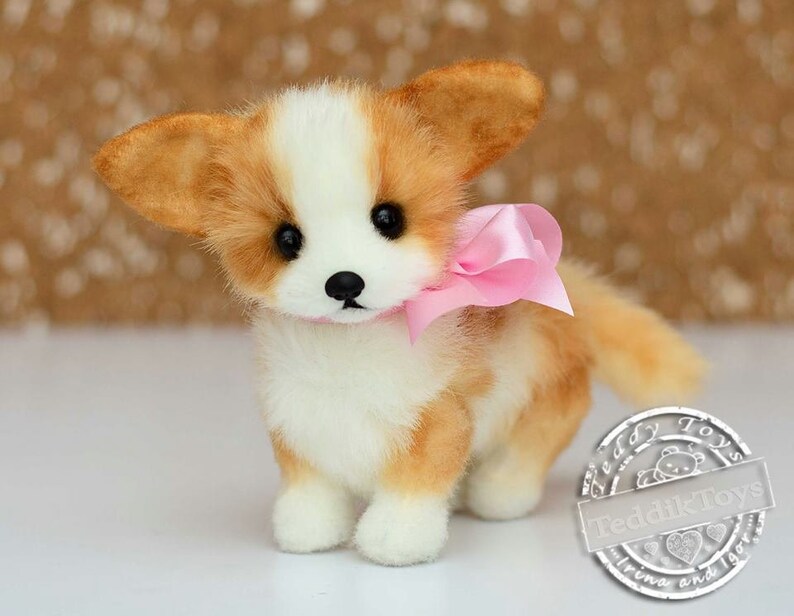 Welsh Corgi made to order Dog Plush Toy, Puppy Plush, Dog Stuffed Animal, Stuffed Toy image 3