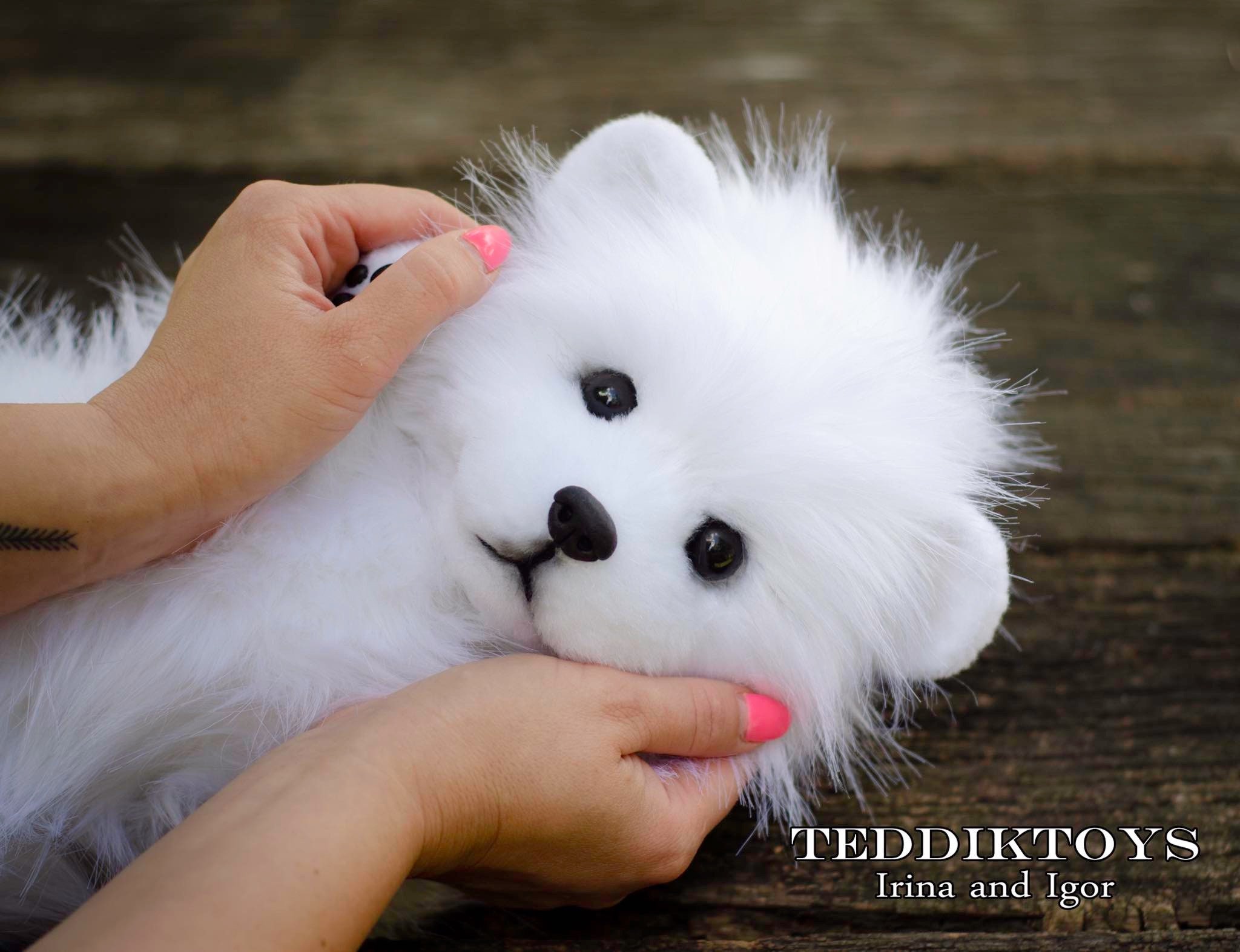 スピッツの手作りおもちゃ、テディ犬、テディ、おもちゃ、小さな