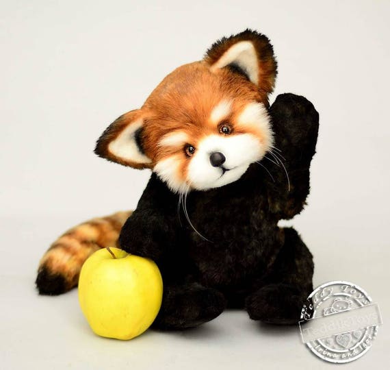 stuffed red panda