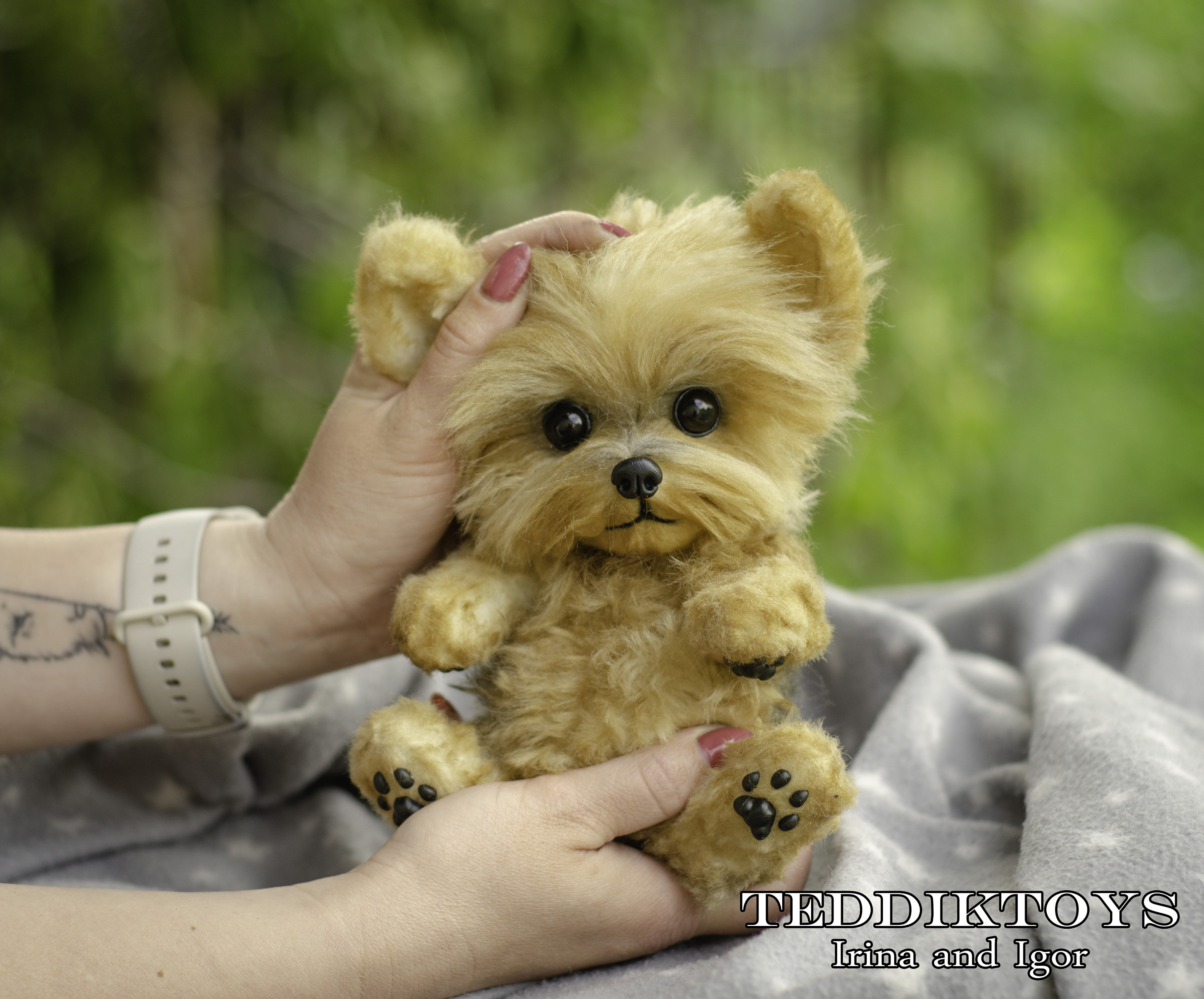 stuffed yorkie toy
