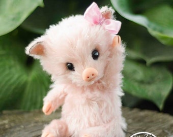 Pig loli(made to order),  pig teddy, toy pig, stuffed pig , plush toy