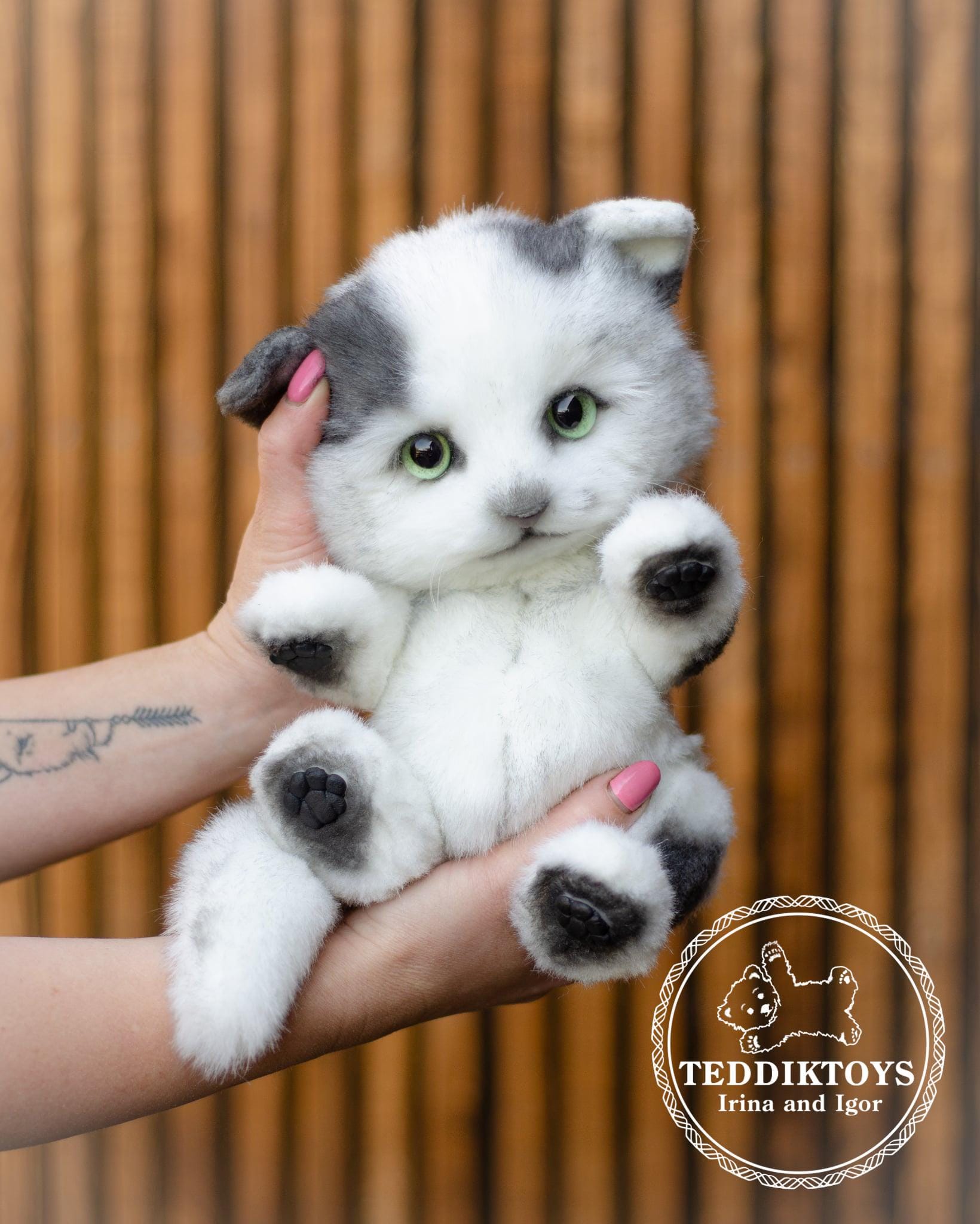 bulk small stuffed kittens