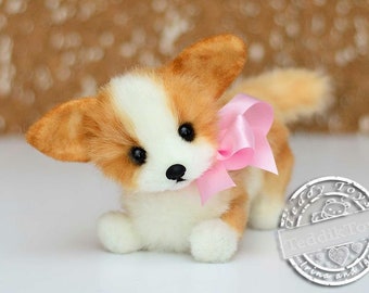 Welsh Corgi (made to order) Dog Plush Toy, Puppy Plush, Dog Stuffed Animal, Stuffed Toy
