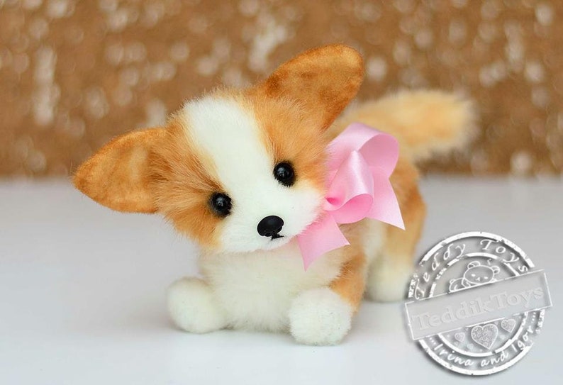 Welsh Corgi made to order Dog Plush Toy, Puppy Plush, Dog Stuffed Animal, Stuffed Toy image 1