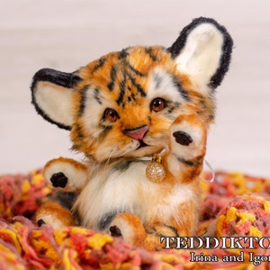 Tiger cub Shelby , symbol of the new year, tiger, 2022 (made to order)