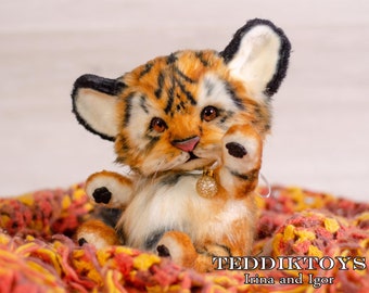 Tiger cub Shelby , symbol of the new year, tiger, 2022 (made to order)