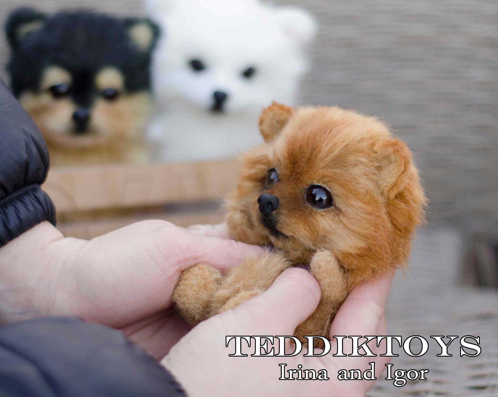 Buy Handmade Spitz Puppies Teddy Dog Little Spitz Pomeranian Online in  India - Etsy