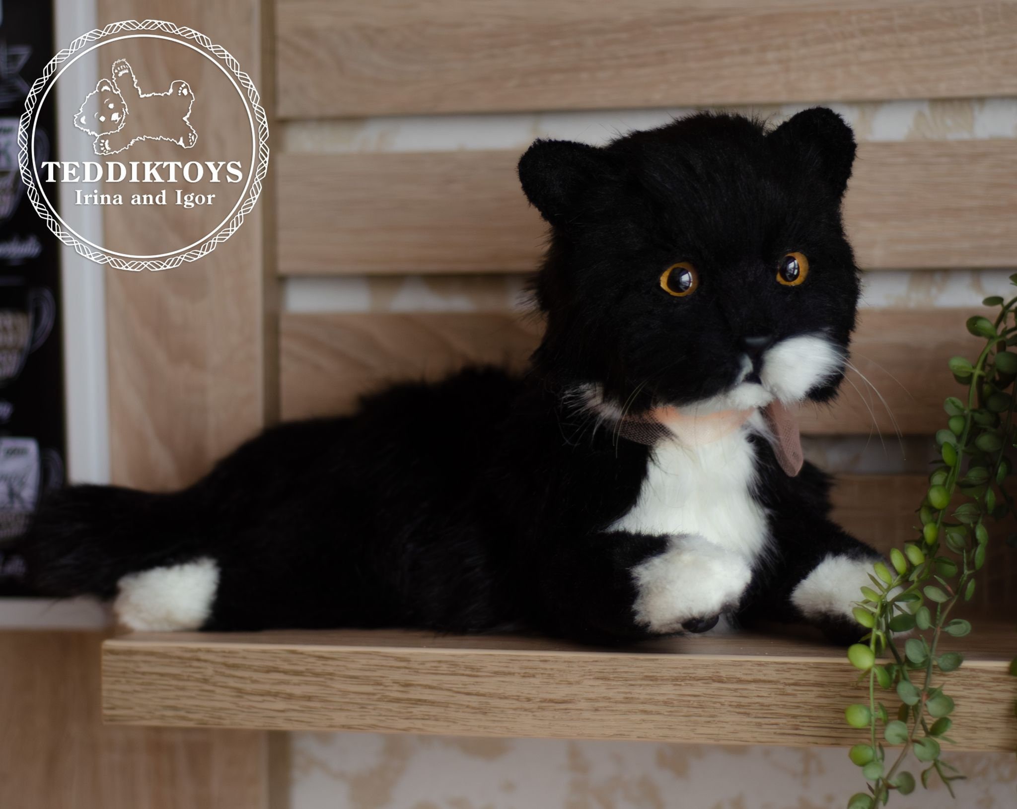 Handmade Plush Kitten: Realistic Faux Fur Stuffed Cat Toy - Etsy
