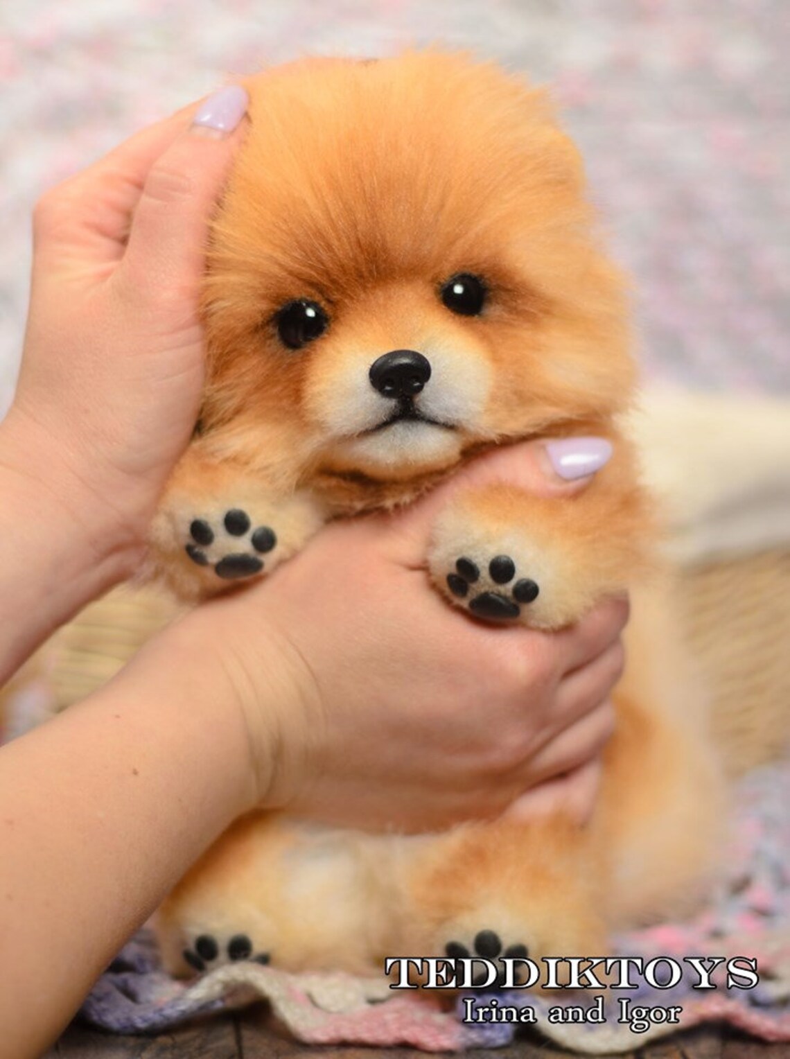 Handgemachter Spielzeug Spitz Dolly Teddy Hund kleiner Etsy